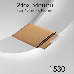100x Wellpappversandtasche Mekowell 1530 - 248x 348mm (DIN A4) 