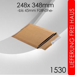 1.200x  Wellpappversandtasche 1530 - 248x 348mm (DIN A4) 