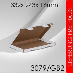 250x Großbriefkarton Gr. 2 - 332x 243x 16mm 