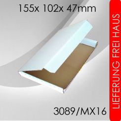 13.000x Maxibriefkarton Gr. 16 - 155x 102x 47mm 