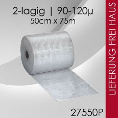 Luftpolsterfolie 50cm x 75m - Premium 