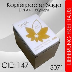 50.000 Blatt Saga Gold Kopierpapier A4 - 80g 