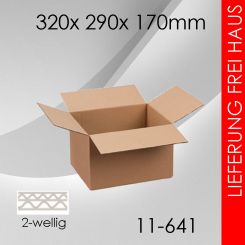 540x Faltkarton 2-wellig - 320x 290x 170mm 