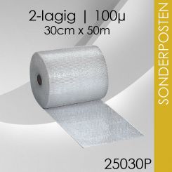 Ab 4 Rollen: Luftpolsterfolie - 30cm x 50m - Premium 4 Rollen