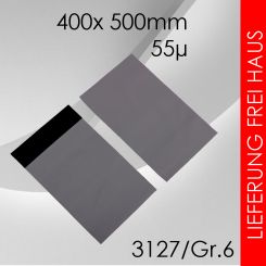 3.000x LeoBag Folienversandtaschen Gr. 6 - 400x 500mm 