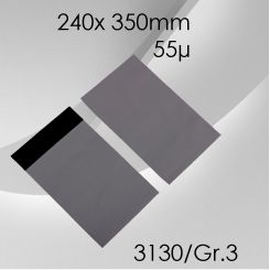 1.000x LeoBag Folienversandtaschen Gr. 3 - 240 x 350mm (DIN A4) 