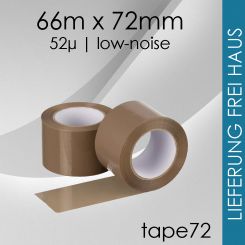 1.728 Rollen tape72: 72mm breit 