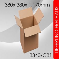 260x Faltkarton C31 - 380x 380x 1170mm 