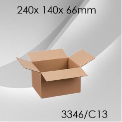 50x Faltkarton C13 - 240x 140x 66mm 