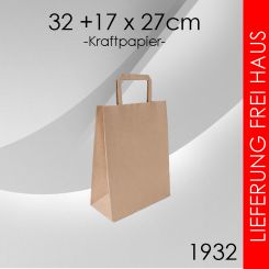 1.500x Papier-Tragetasche 32 x 27cm 