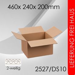 OVE 45x Faltkarton 2-wellig DS10 - 460x 240x 200mm 