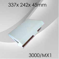 100x Maxibrief Gr. 1 - 337x 242x 45mm- weiß 