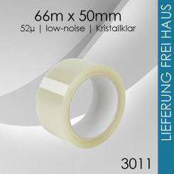 108 Rollen Business Klebeband leise kristallklar 