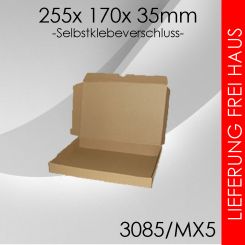 1.200x Maxibrief Gr. 5 - 255x 170x 35mm - selbstklebend 
