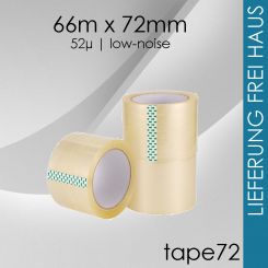 1.728 Rollen tape72: 72mm breit 
