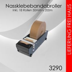 Starterpaket Nassklebeband 50mm Papierklebeband 