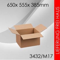 1.050x Faltkarton M17 - 650x 555x 385mm 