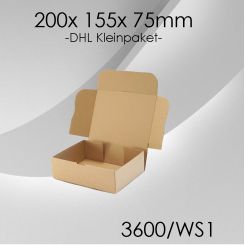 150x DHL Kleinpaket WS1 - 200x 155x 75mm 