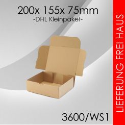 350x DHL Kleinpaket WS 1 - 200x 155x 75mm 