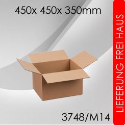 100x Faltkarton M14 - 450x 450x 350mm 