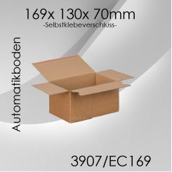 100x Automatikkarton EC169 - 169x 130x 70mm 