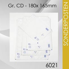 100 aroFol Poly-Luftpolstertaschen Gr. CD weiß 