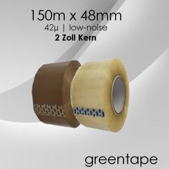 36 Rollen Meko Klebeband greentape braun