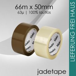 108 Rollen Meko JadeTape LAUTLOS transparent