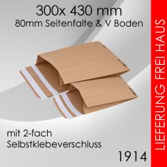 500x Papier-Versandtasche 300x 430mm 