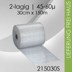 Luftpolsterfolie 30cm x 150m - Standard 