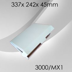 100x Maxibrief Gr. 1 - 337x 242x 45mm- weiß 