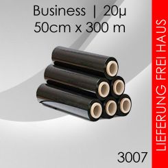 9x Handstretchfolie Business 20µ schwarz 