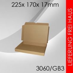 600x Großbriefkarton Gr. 3 - 225x 170x 17mm 
