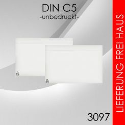 B-Ware 1.000 Lieferscheintaschen DIN C5 neutral 