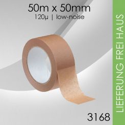 72 Rollen Papierklebeband 120µ leise 