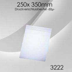 Druckverschlussbeutel 250x 350mm 50µ 2.000 Stück