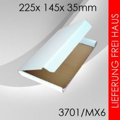 7.200 Maxibrief Gr. 6 - 225x 145x 35mm - weiß 