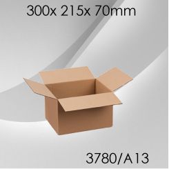 50x Faltkarton A13 - 300x 215x 70mm 