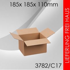 275x Faltkarton C17 - 185x 185x 110mm 