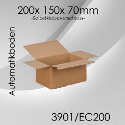 60x Automatikkarton EC200 - 200x 150x 70mm 
