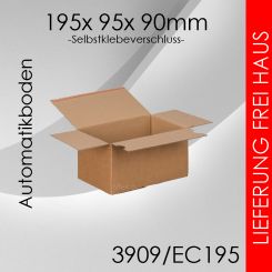 1.080x Automatikkarton EC195 - 195x 95x 90mm 
