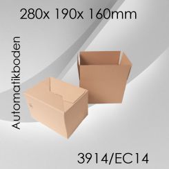 50x Automatikkarton EC14 - 280x 190x 160mm 