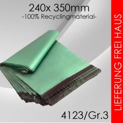 1.000x LeoBagECO Folienversandtaschen Gr. 3 - 240 x 350mm (DIN A4) 