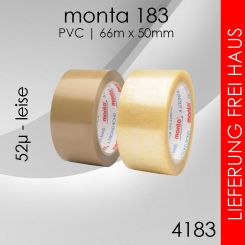 108 Rollen monta PVC-Klebeband 183 braun