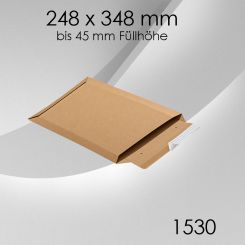 100x Wellpappversandtasche Mekowell 1530 - 248x 348mm (DIN A4) 