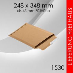 300x  Wellpappversandtasche 1530 - 248x 348mm (DIN A4) 