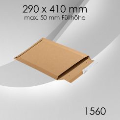 100x Wellpappversandtasche 1560 - 290x 410mm 