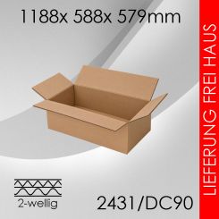 Faltkarton DC90 - 1.188x 588x 579mm 240 Stück
