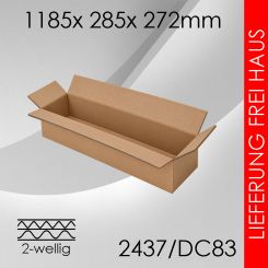 Faltkarton 2-wellig DC83 - 1185x 285x 272mm 