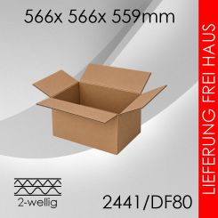 Faltkarton 2-wellig DF80 - 566x 566x 559mm 